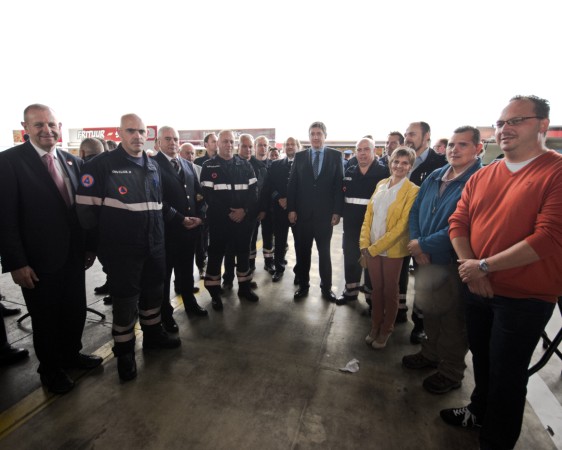 Ceremonie ter erkenning van de hulpdiensten